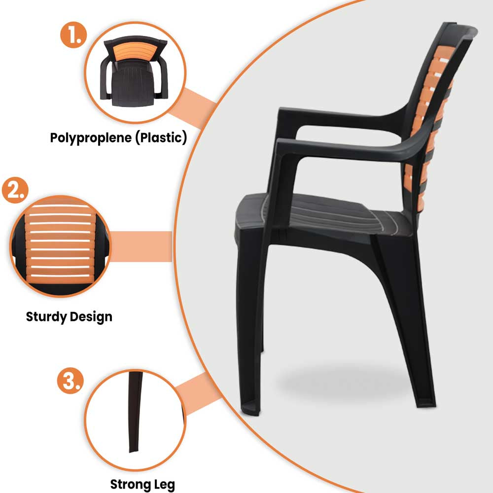 BLACK/ORANGE