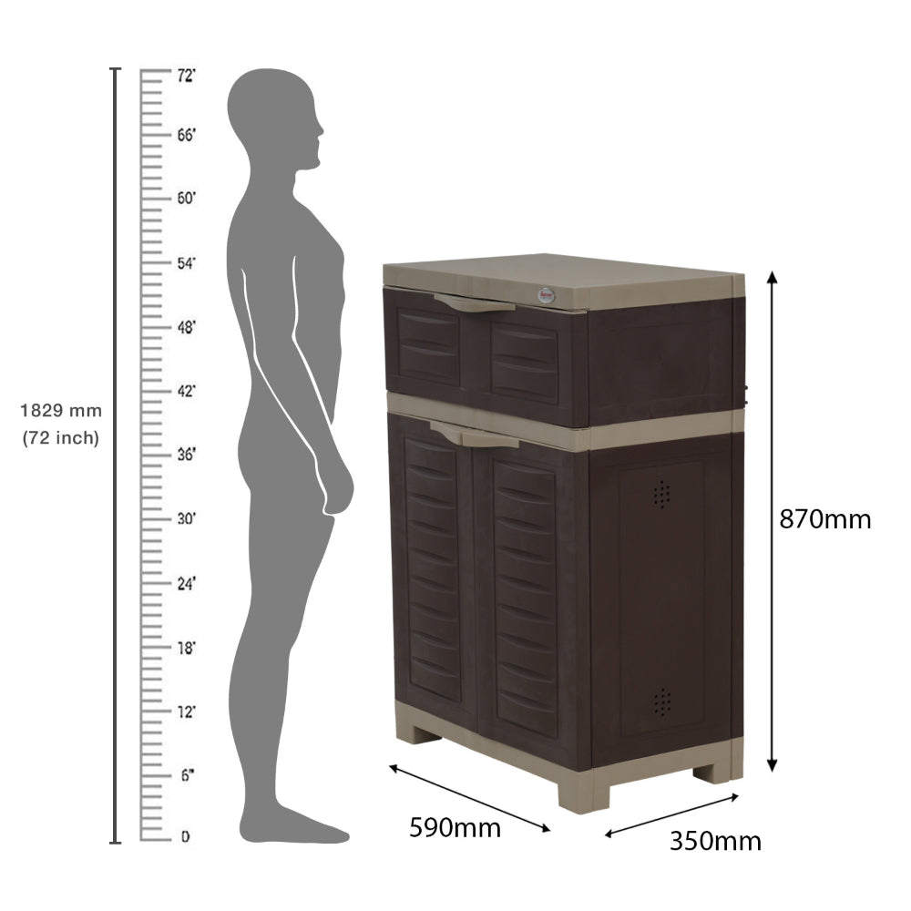 Globus Brown/Dark Beige