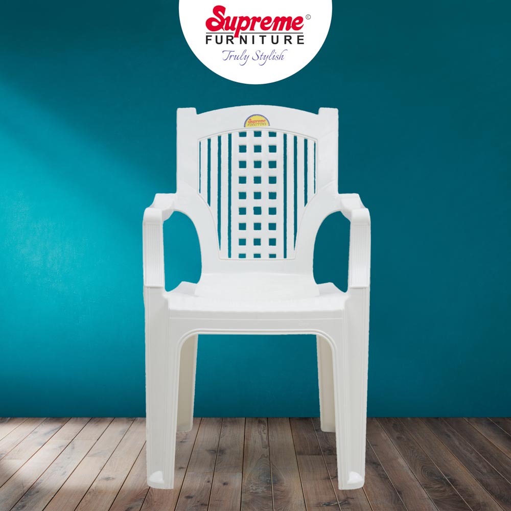 Supreme Victoria Plastic With-Arm Chair – Supreme Furniture