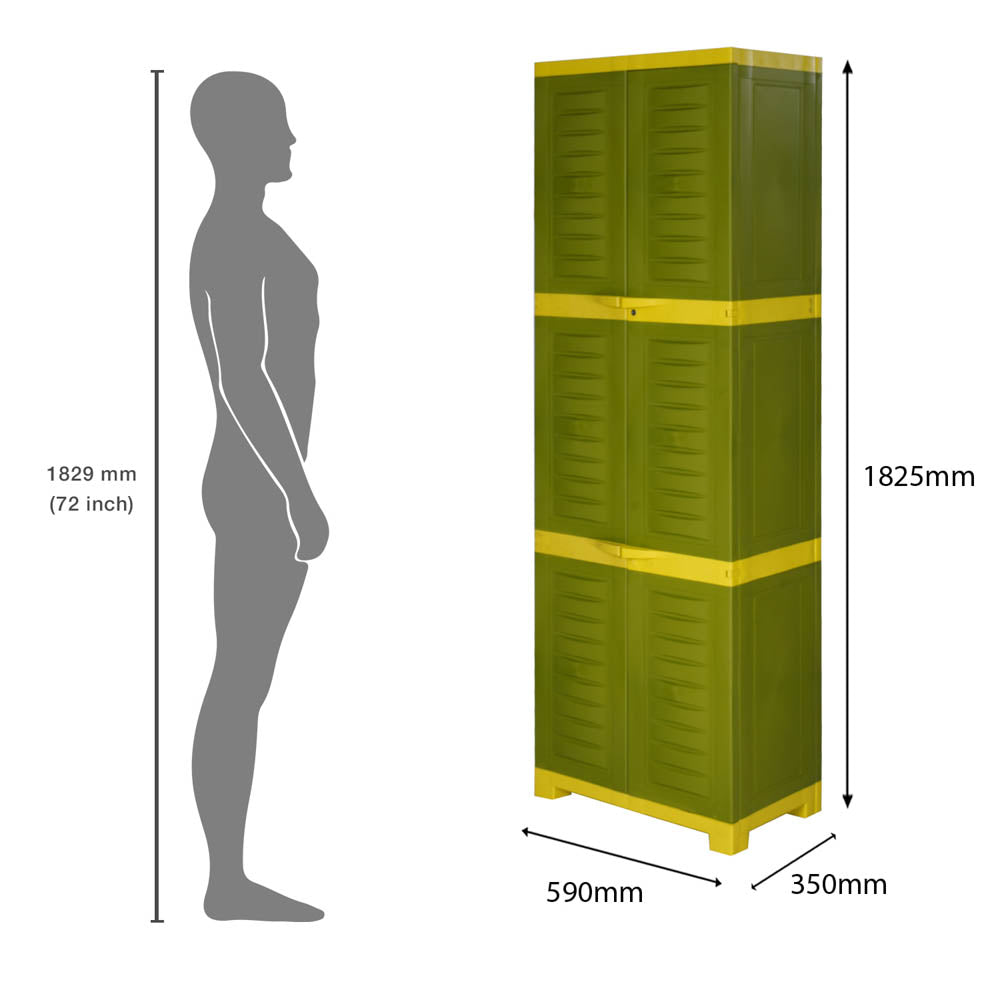 MEHANDI GREEN/LEMON YELLOW