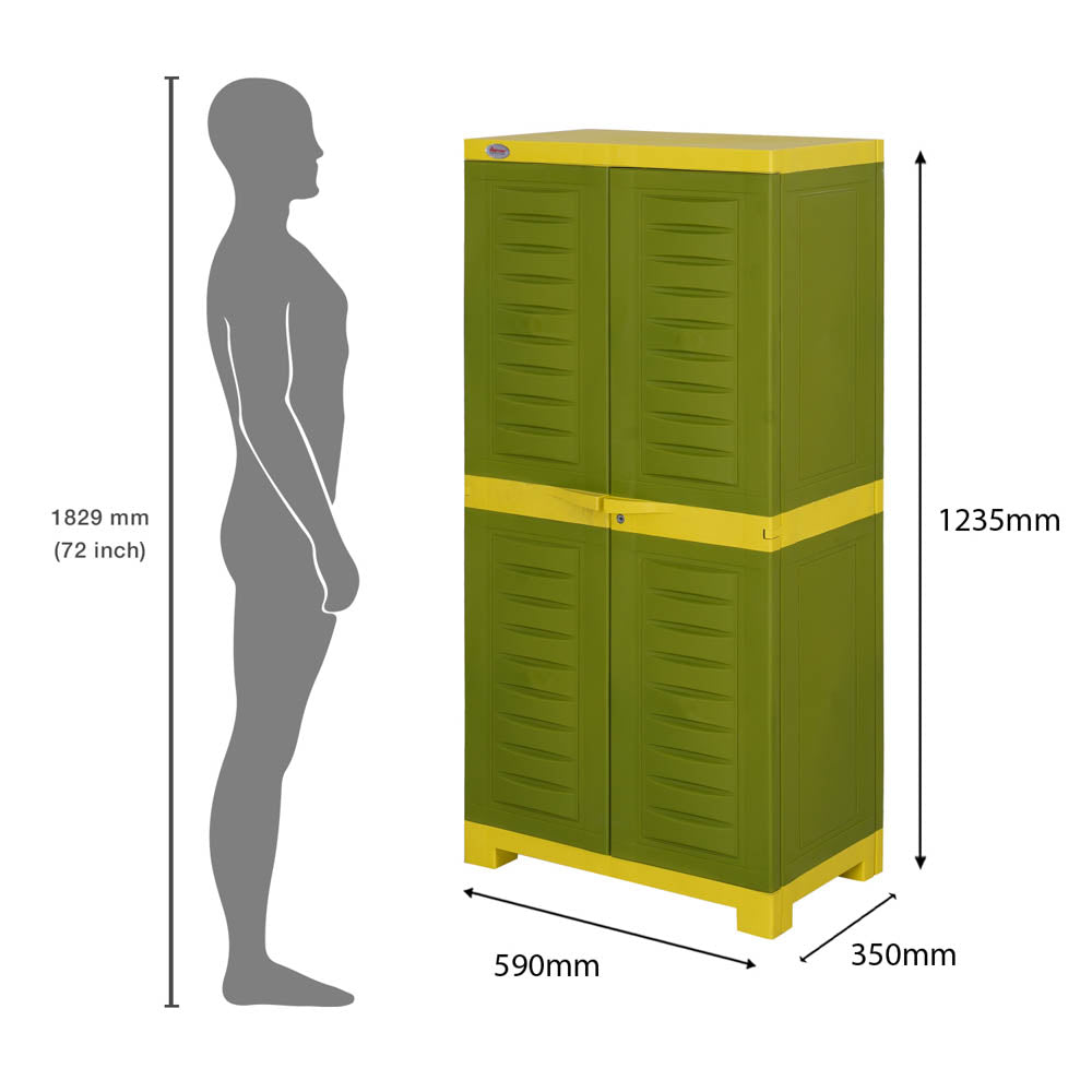 MEHANDI GREEN/LEMON YELLOW