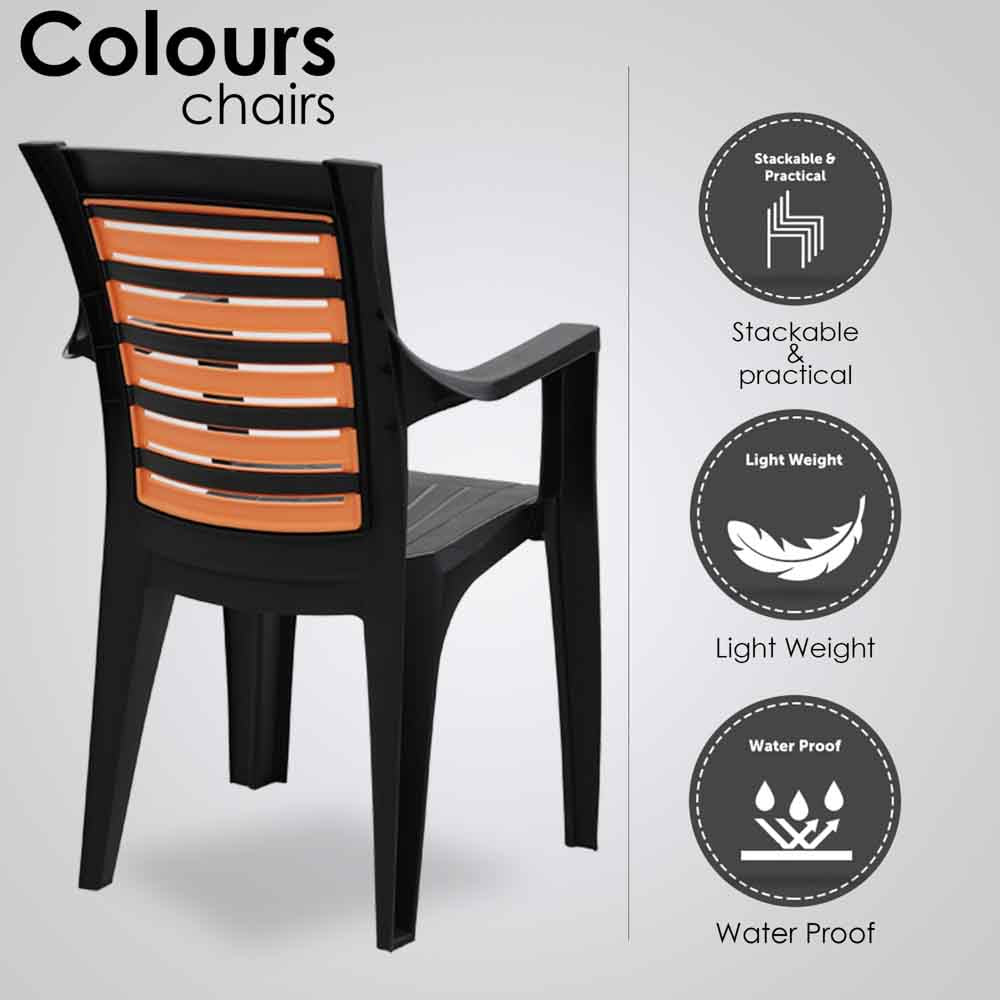 BLACK/ORANGE