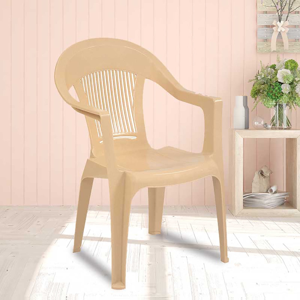 Beige 2024 plastic chairs