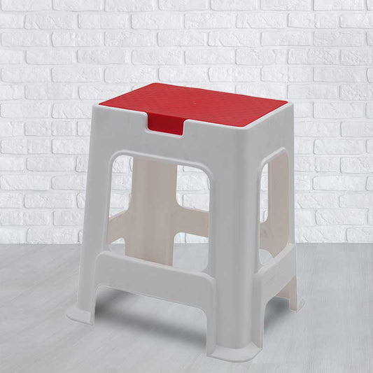 MILKY WHITE/RED