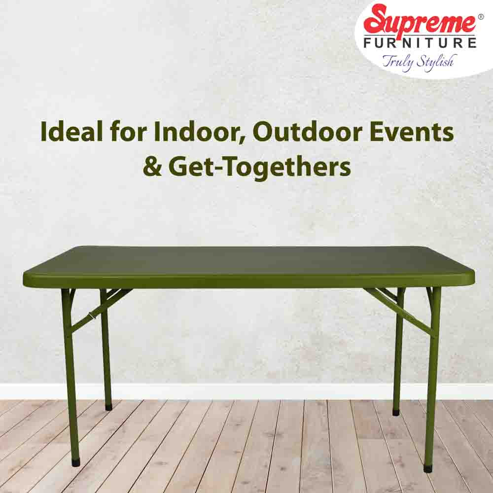 Supreme Table Supreme Buffet Foldable Plastic Dining Table – Supreme Furniture
