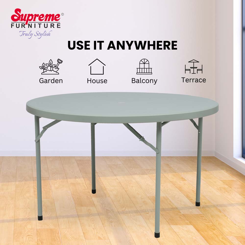 Supreme Table Supreme Party Foldable Plastic Dining Table – Supreme Furniture