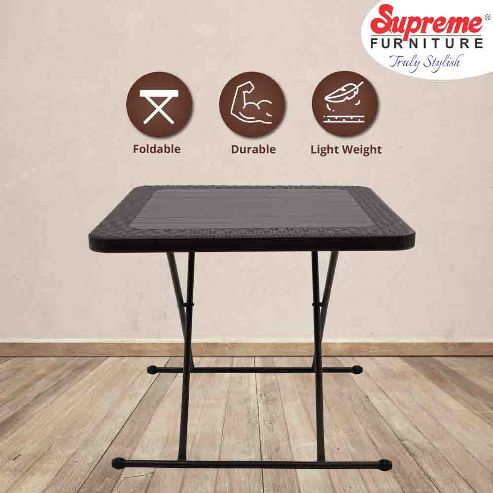 Supreme Table Supreme Dine Foldable Plastic Dining Table – Supreme Furniture