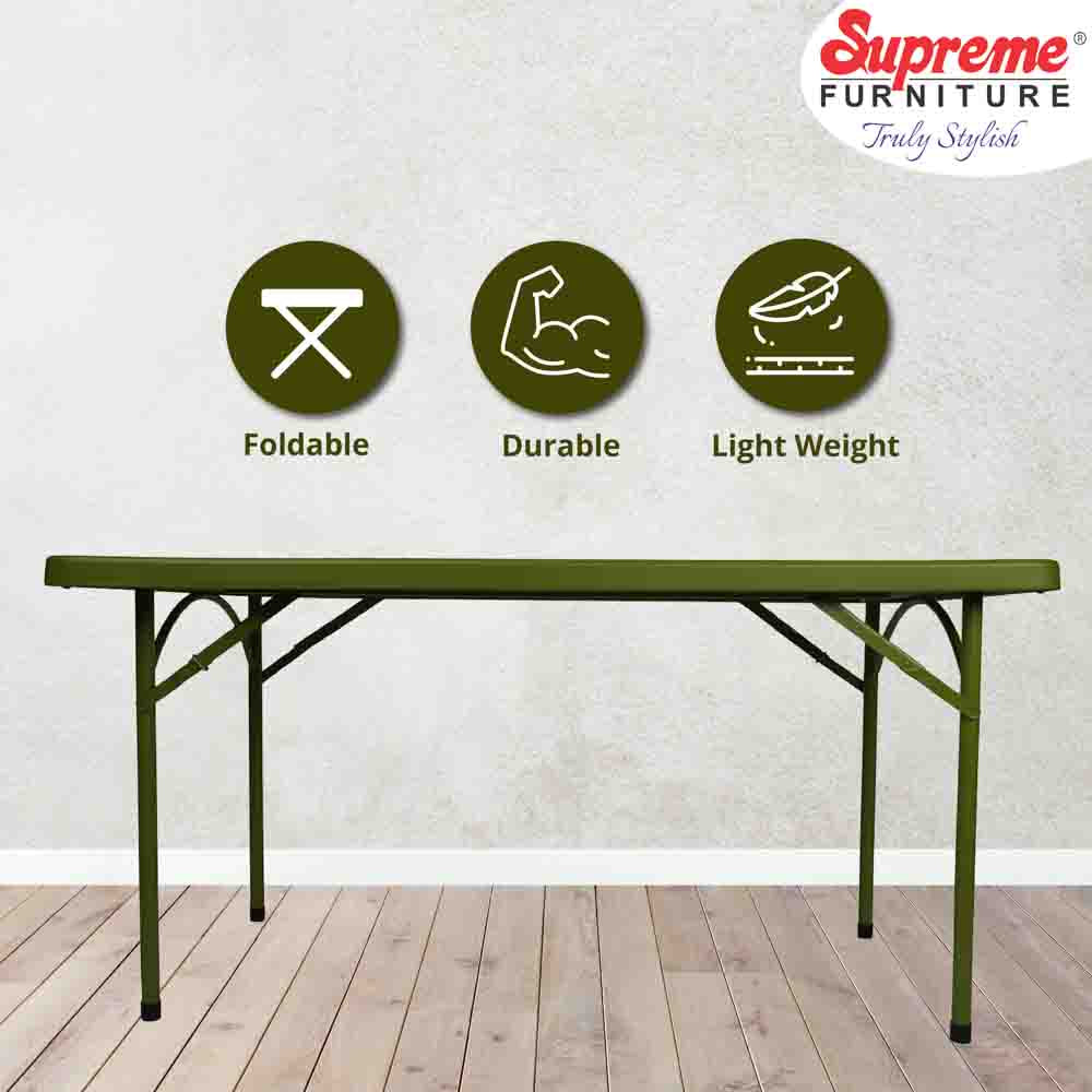 Supreme Table Supreme Buffet Foldable Plastic Dining Table – Supreme Furniture