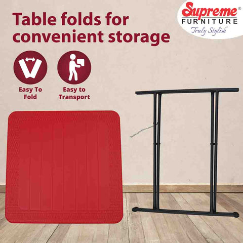 Supreme Table Supreme Dine Foldable Plastic Dining Table – Supreme Furniture