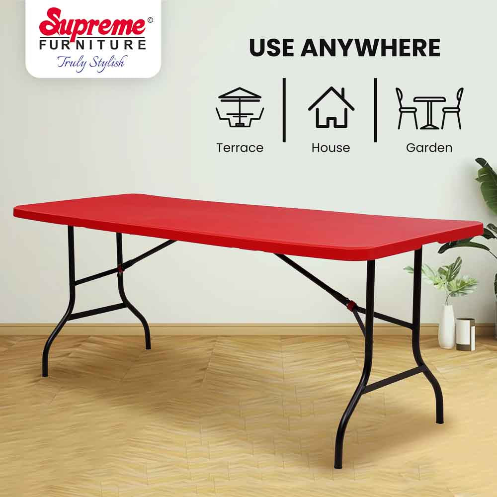 Supreme Table Supreme Edge Foldable Plastic Dining Table – Supreme Furniture