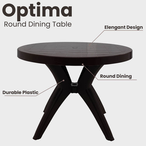 Supreme Table Supreme Optima Plastic Dining Table – Supreme Furniture
