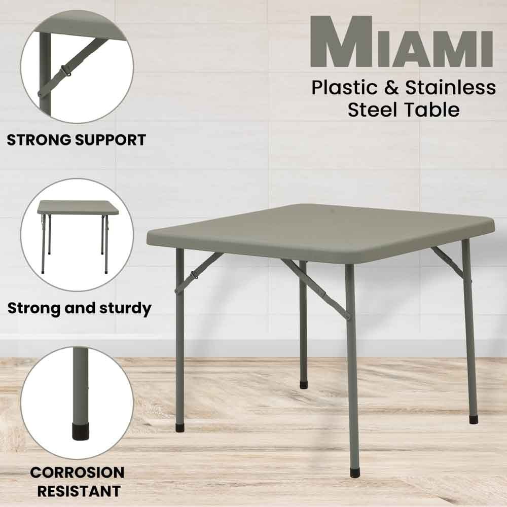 Supreme Table Supreme Miami Foldable Plastic Dining Table – Supreme Furniture