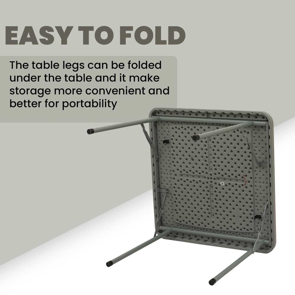 Supreme Table Supreme Miami Foldable Plastic Dining Table – Supreme Furniture